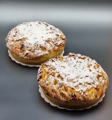 Tarte pommes massepain 19cm